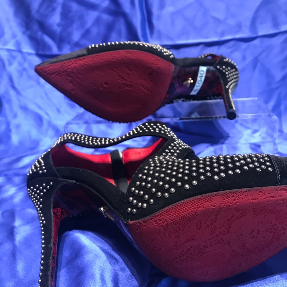 Cesare Paciotti ankle boot open side with studs - Picture 4 of 5